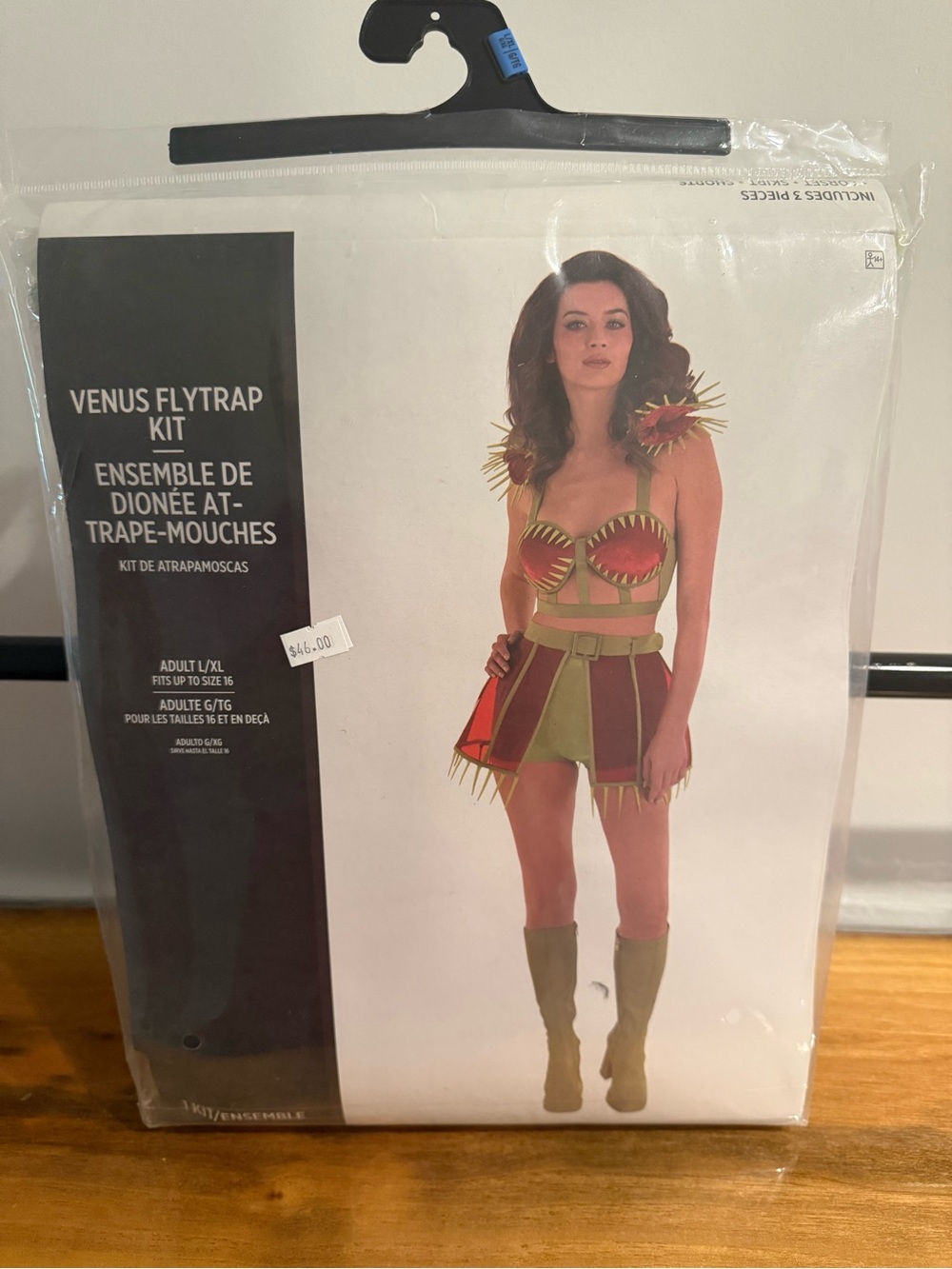 Venus Flytrap Halloween Costume for Women - Green & Red